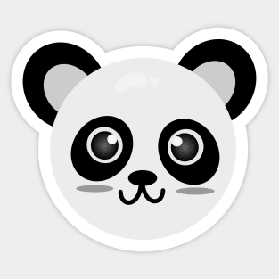 Cute Animal Friendly Panda Sticker